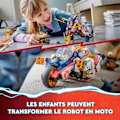 Miniatyrbillede 2 af 2: LEGO® NINJAGO 71792 Soras transformerbare robotbil, ninjalegetøj til børn på 8 år Flerfärgad