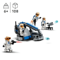 Pikkukuva 2 / 6: LEGO® Star Wars 75359 Ahsokan 332. komppanian kloonisotilaiden taistelupaketti, lelu ja pikanopeusajoneuvo Grå och blå