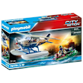 Pikkukuva 1 / 6: PLAYMOBIL - 70779 - Poliisivesilentokone ja rosvo - Sininen - Playmobil City Action - 33 kpl Blå