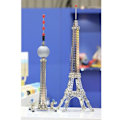 Miniatyrbillede 3 af 3: Model - EITECH - Eiffeltårnet - 250 stk - Metal - Til at samle selv