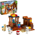 Miniatyrbild 1 av 4: LEGO® Minecraft 21167 handelsplatsleksak med minifigurer av Steve, skelett och lama