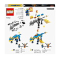 Pikkukuva 6 / 6: LEGO® 71760 NINJAGO Jay's Thunder Dragon Evolution, setti, jossa on käärmeminihahmo ja keräilytehtävälippu blått och gult