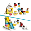 Miniatyrbillede 3 af 4: LEGO® 10956 DUPLO® Byforlystelsespark Børnelegetøj 2+ år med tog, karrusel og pariserhjul Flerfärgad