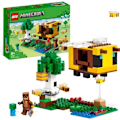 Miniatyrbild 1 av 6: LEGO Minecraft 21241 bihydda, leksaksfarm med hus-, zombie- och djurfigurer Flerfärgad