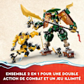 Pikkukuva 2 / 2: LEGO® NINJAGO 71794 Ninja Robot Team Lloyd ja Arin, ninjalelu lapsille Flerfärgad