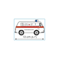 Miniatyrbillede 4 af 5: Cobi modelsæt Barkas B1000 junior ambulance 157 stk
