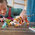 Pikkukuva 5 / 6: LEGO 31129 Creator 3-in-1 Hänen Majesteettinsa tiikeri, eläinlelu ja hahmo, muuttuu pandaksi ja kalaksi, 9-vuotiaat ja sitä vanhemmat lapset Flerfärgad