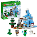 Pikkukuva 1 / 6: LEGO Minecraft 21243 The Frozen Peaks, lelu 8-vuotiaille lapsille, Steve- ja Creeper-hahmoilla Flerfärgad