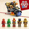 Miniatyrbild 3 av 6: LEGO® NINJAGO 71793 Värmeböljans transformerande lavadrake, drakleksak med minifigurer Flerfärgad