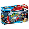 Pikkukuva 1 / 6: PLAYMOBIL - 70834 - Air Stuntshow -korjaamo ja autonosturi