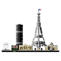Miniatyrbild 2 av 4: LEGO® 21044 Architecture Paris-modell att bygga med Eiffeltornet, Skyline Collection, heminredning, presentidé Röd