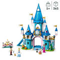 Miniatyrbillede 2 af 6: LEGO Disney Princess - Askepot og Prince Charming's Castle - Legetøj fra 5 år - 365 stykker Flerfärgad