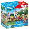 Miniatyrbillede 1 af 4: PLAYMOBIL - 70990 - Byliv - Bedsteforældre med barnebarn Blå