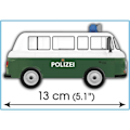 Miniatyrbillede 4 af 4: Reduceret model - Cobi - Barkas B1000 Politibil - 157 dele - Grøn - At samle selv vit/grön