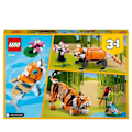 Pikkukuva 6 / 6: LEGO 31129 Creator 3-in-1 Hänen Majesteettinsa tiikeri, eläinlelu ja hahmo, muuttuu pandaksi ja kalaksi, 9-vuotiaat ja sitä vanhemmat lapset Flerfärgad
