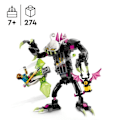 Miniatyrbillede 2 af 6: LEGO® DREAMZzz 71455 Burmonsteret, legetøj med Z-Blob-minifigurer i minifly eller flyvende motorcykel Svart