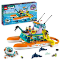 Pikkukuva 1 / 6: LEGO® Friends 41734 meripelastusvene, lelu delfiinien ja sukellusveneen minihahmoilla Flerfärgad