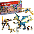 Pikkukuva 2 / 6: LEGO® NINJAGO 71796 Elemental Dragon vs. Empress Robot, iso lelu Flerfärgad