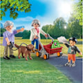 Miniatyrbillede 2 af 4: PLAYMOBIL - 70990 - Byliv - Bedsteforældre med barnebarn Blå