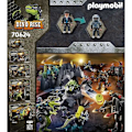 Miniatyrbillede 4 af 6: PLAYMOBIL - Dino Rise - Tyrannosaurus og kæmpe robot Grön