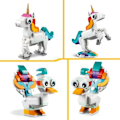 Miniatyrbillede 4 af 6: LEGO® Creator 3-i-1 31140 Den magiske enhjørning, søhest og påfuglelegetøj, dyreminifigurer Flerfärgad