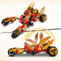 Miniatyrbild 3 av 6: LEGO NINJAGO 71773 Kai's Golden Dragon Off-Roader leksaksbil för barn Guld