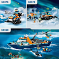 Miniatyrbillede 5 af 5: LEGO® City 60376 Arctic Exploration snescooter, legetøj med sæl minifigurer og køretøjer Flerfärgad