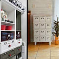 Miniatyrbild 8 av 8: Förpackning med 30 etikettramar etiketram etiketthållare röd brons