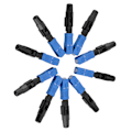 Miniatyrbilde 7 av 8: HF 10 stk/pakke SC/UPC Enkeltmodus Fiberoptisk Hurtigkobling Hurtigadapter for FTTH/ODF