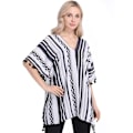 Miniatyrbilde 1 av 5: Chiffon Poncho Kaftan Sjal Med Dusk Åpen Front Cardigan For Dame