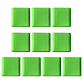 Miniatyrbilde 1 av 11: 10 stk / sett Finger silikon for Beskyttelse for fingerstøtte kompresjon, finger for beskyttelse for alle spo Light green 0.02