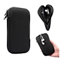 Miniatyrbillede 1 af 5: Universel Neopren Mobil Taske - Beskyttende Sort Etui Black Svart