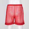 Miniatyrbillede 5 af 5: Gennemsigtige mesh løse shorts til mænd Lounge Undertøj Cover Up Boxer Trunks S-3xl S