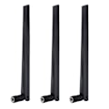 Miniatyrbilde 1 av 8: 3 stk Eksterne antenner for ASUS RT-AC68U - SMA Trådløst nettverkskort WiFi-routeroppgradering