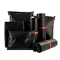 Miniatyrbillede 1 af 3: 20 stk. E-handelsposer brevposer postordrepose Sort Black 20 x 27cm
