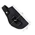 Miniatyrbild 5 av 5: 2PCS Pistolhölster Dolda Bälteshölster Inner Storlek Utomhus Taktiskt Hölster för att bära alla liknande pistoler för jaktsport
