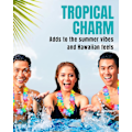 Pikkukuva 4 / 7: Redstar Hawaii Kaulakoru, 12 kappaletta, Kukkakaulakoru, Havaijilainen Cos