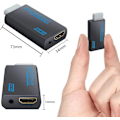Miniatyrbillede 5 af 5: HDMI-adapter Kompatibel med Nintendo Wii – Full HD 1080p Svart Sort