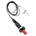Miniatyrbilde 5 av 5: 1 Ut av 2 Piezo-tenningssett for BBQ-grill, trykknapptenner for ildsted, komfyr, gass