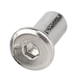 Miniatyrbilde 1 av 5: Rustfrie Låseskiver - M8 Hexagon Innvendig Gjenge, Flate Sylindriske Muttere, Nagler for Tre Møbler TAIYV