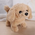 Miniatyrbillede 1 af 4: Elektrisk simulering hund plysj bamse vridende bagdel viftende hale kæledyr Corgi robothund børnelegetøj Labrador