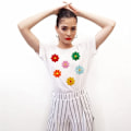 Miniatyrbillede 3 af 5: 39 stk. blomstrede broderede strygemærker Sommerfugl Daisy Applikation Dekoration Sy mærker til tøj tasker huer jakker hat Jean