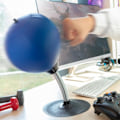 Miniatyrbild 3 av 5: Boxboll för Skrivbord Blå