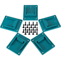 Miniatyrbild 1 av 4: BF 5-pack verktygshållare för 18V Makita borrskruvdragare - Cyan Blue