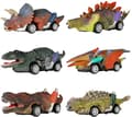 Dinosaurie Bilar Pull Back (3 st) - Paket A -