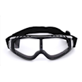 Miniatyrbillede 1 af 2: Sorte Skibriller Klart Glas Goggles MC MX Knallertbriller sort black