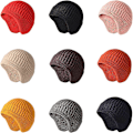 Miniatyrbillede 5 af 5: Strikket Hue til Mænd og Kvinder med Øreklapper, Vinterhue i Uld, Varm Skull Cap, Slouchy, med Ørevarmere