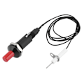 Miniatyrbilde 4 av 5: 1 Ut av 2 Piezo-tenningssett for BBQ-grill, trykknapptenner for ildsted, komfyr, gass