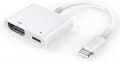 HDMI-sovitin, HDMI-sovitin iPhonelle 1080p Lightning Digital AV -sovitin, HDMI-synkronointinäyttö HDMI-liitin iPhonelle ja iPadille