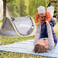 Miniatyrbilde 9 av 9: Baby Strandtelt, Baby Strand Pop Up-telt, UPF 50+ Solbeskyttelse Baby Telt, Baby Telt med Myggnetting, Solskjerming for Jenter Gutter, Strandparasoll for